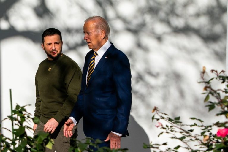 Zelensky’s visit yields remarkable moment for two presidents