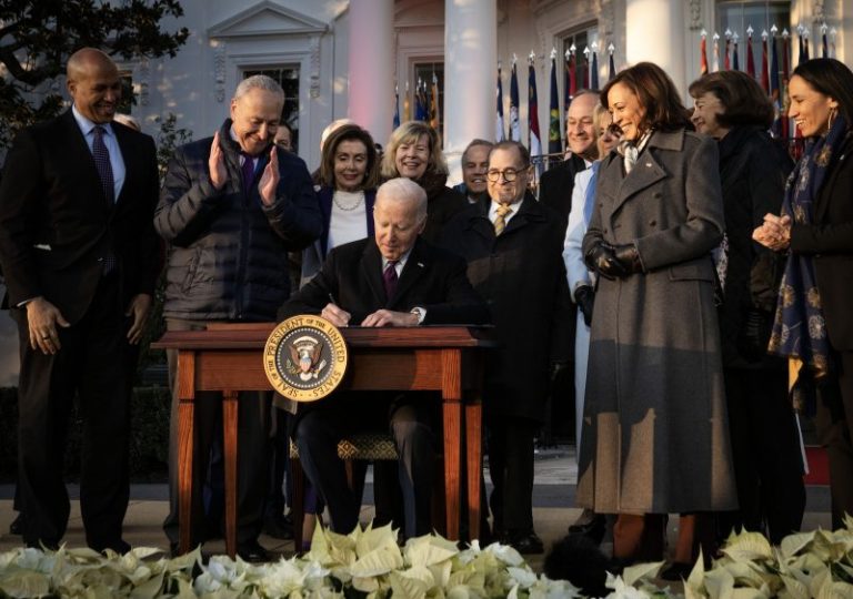 Biden signs landmark bill to protect same-sex and interracial marriages