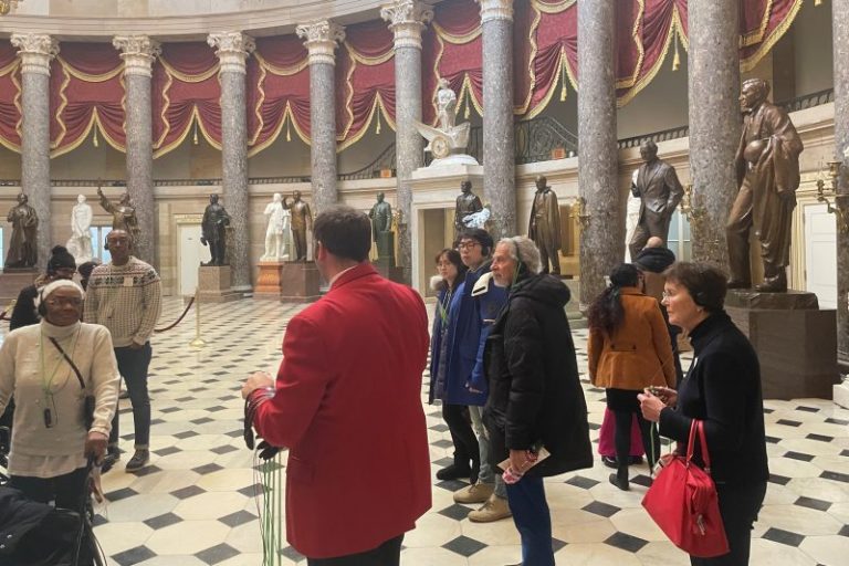 On official tours of the U.S. Capitol, there is no mention of Jan. 6