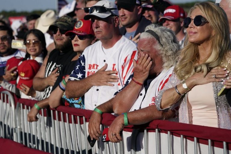 In Waco, Trump stokes anger and valorizes violent actors