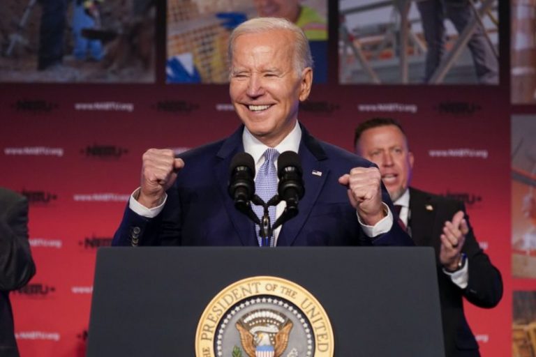 Biden’s balance sheet: Weak numbers, but in Donald Trump, a valuable foil