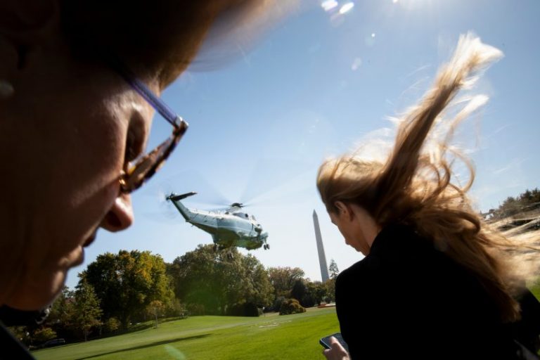 Biden leaves D.C. as much as Trump did — but there’s a difference