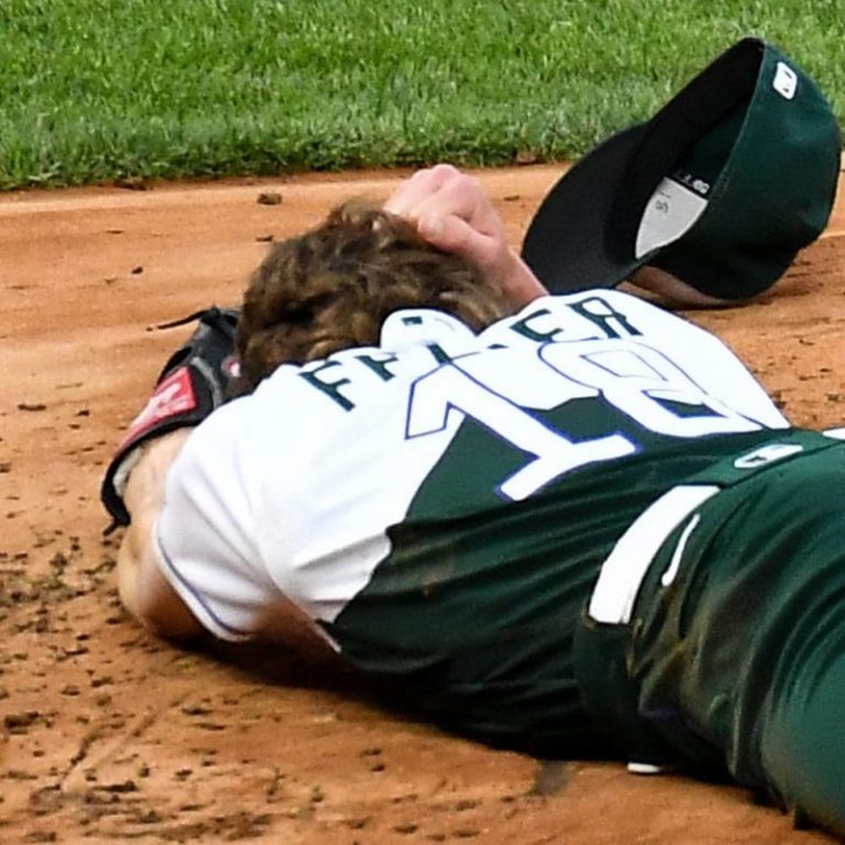 Rockies pitcher has skull fracture after line drive to head