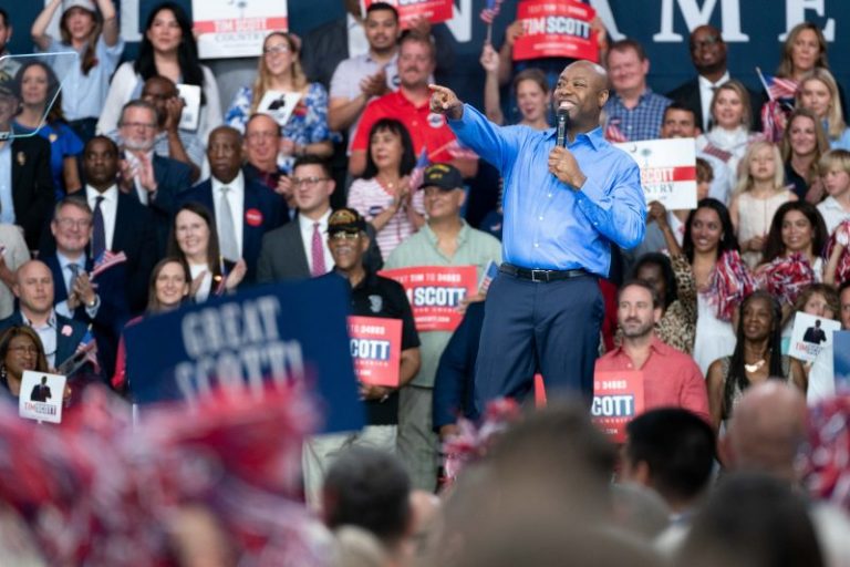 Tim Scott kicks off 2024 run emphasizing Christian faith, personal story