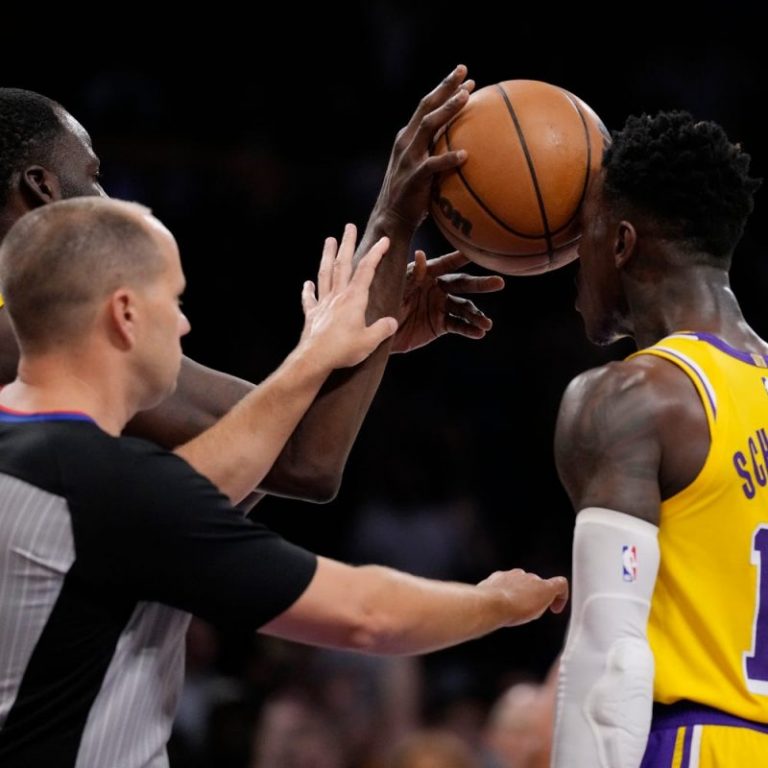 Lakers’ Dennis Schroder pays respect to Warriors’ Draymond Green
