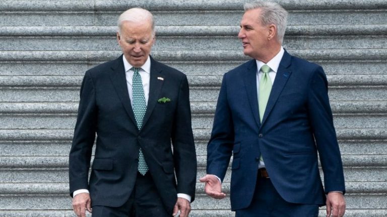 Sidestepping crisis, Biden and McCarthy claim victory in debt deal