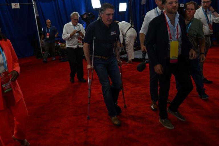Doug Burgum suffers leg injury, but will still participate in GOP presidential debate