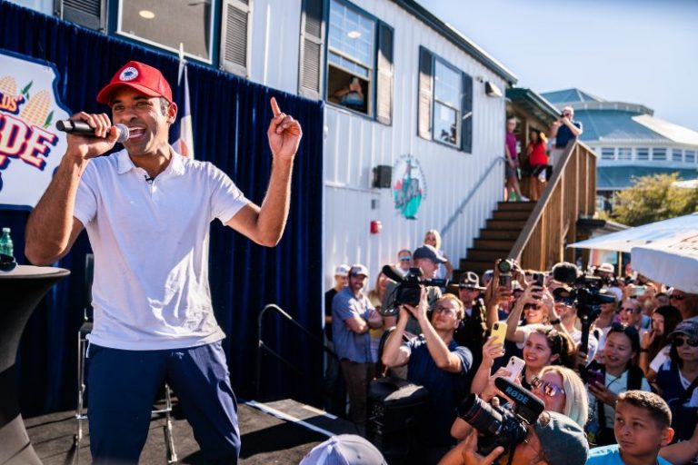 Newcomer Vivek Ramaswamy is taking flak ahead of Republican debate