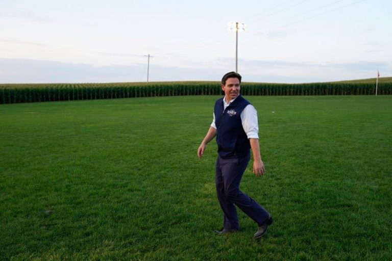 DeSantis is in growing trouble. He’s betting big on Iowa to rescue him.