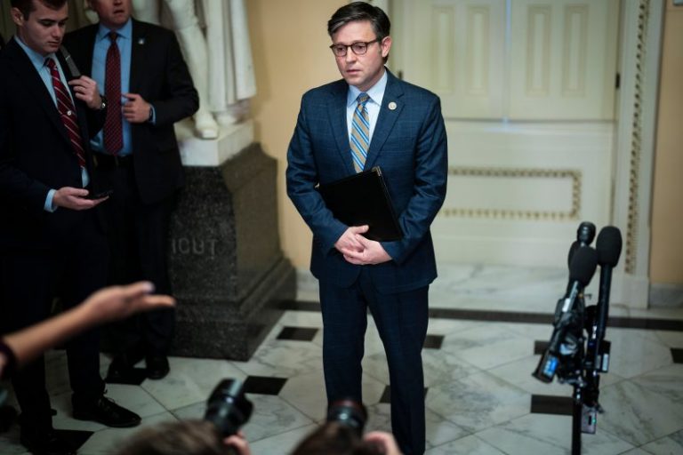 Mike Johnson points to a Biden impeachment, even if the facts do not