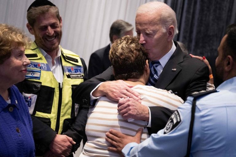 Biden, in Israel, hits notes of loyalty, emotion — and caution