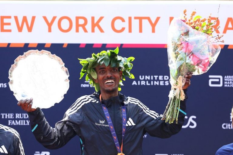 Ethiopia’s Tamirat Tola breaks men’s record at NYC Marathon