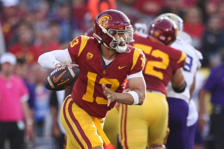 USC QB Caleb Williams addresses crying video after loss to Washington
