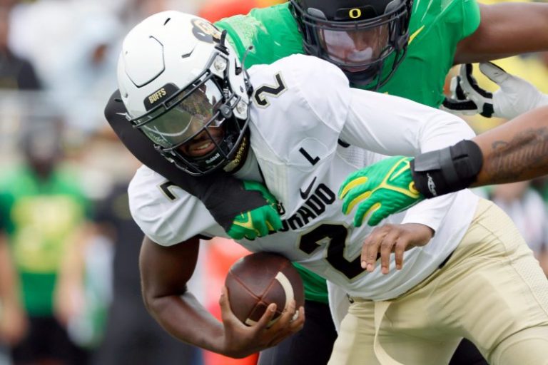 Colorado’s Shedeur Sanders thrives while being sacked more than any QB. How?