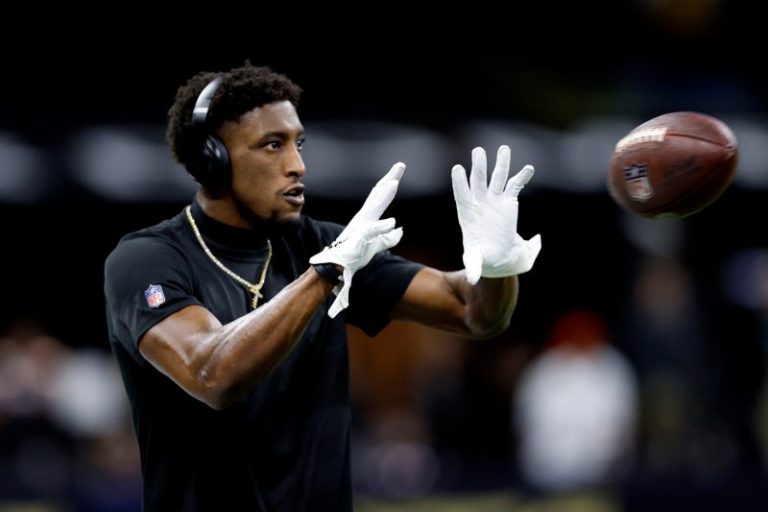 Saints star receiver arrested, expected to play vs. Vikings
