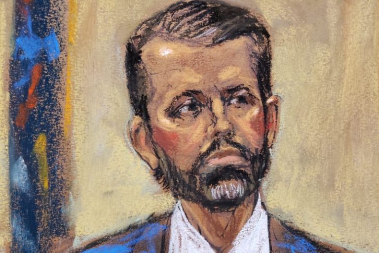 Trump Jr. tells court artist ‘make me look sexy,’ points to fake SBF sketch