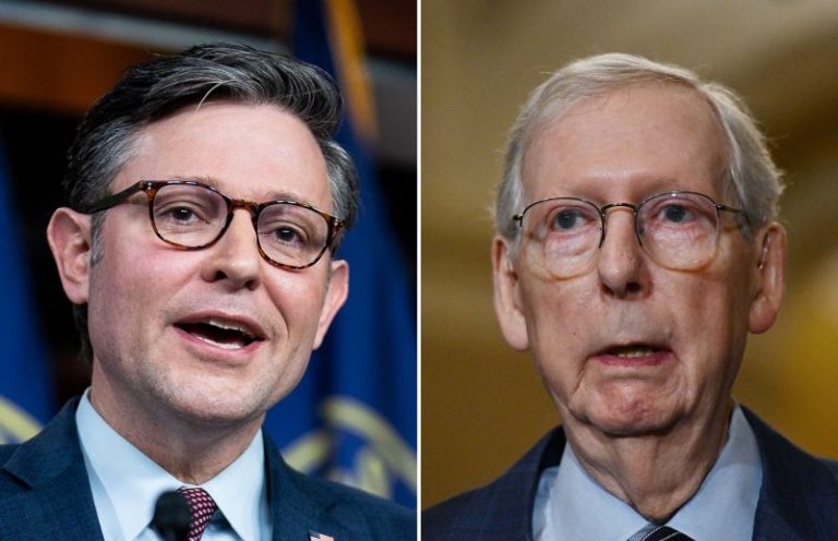 Mike Johnson and Mitch McConnell are on a collision course