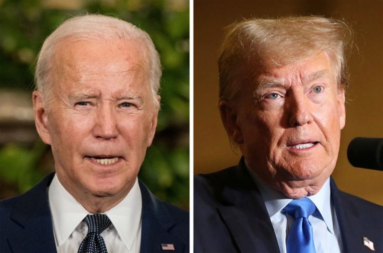 Trump and Biden take shots at each other, looking past rest of GOP field