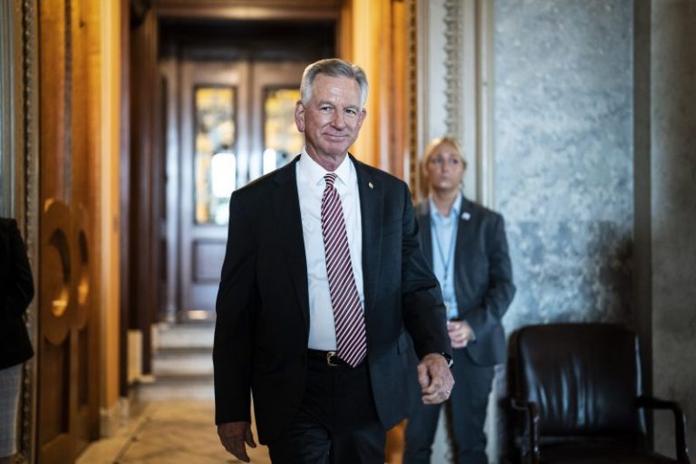 Senate Republicans erupt in anger over Tuberville’s military freeze