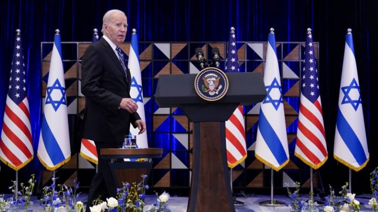 Biden shows deep empathy with Israelis. Some feel it’s missing for Gazans.