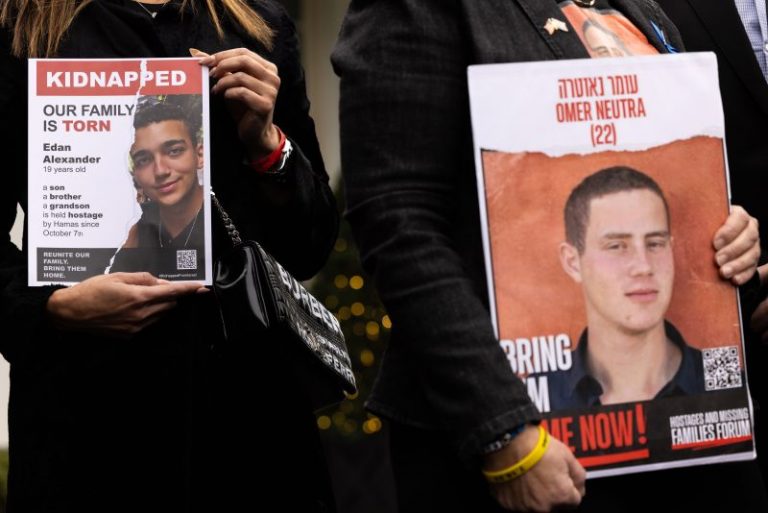 Biden meets with relatives of American hostages