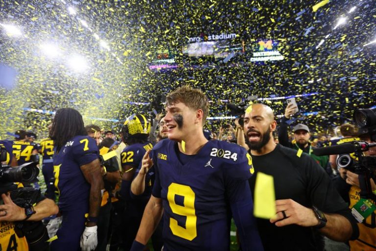 Michigan quarterback leaving school to enter NFL draft
