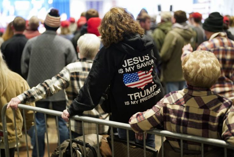 ‘Ordained by God’: Trump’s legal problems galvanize Iowa evangelicals