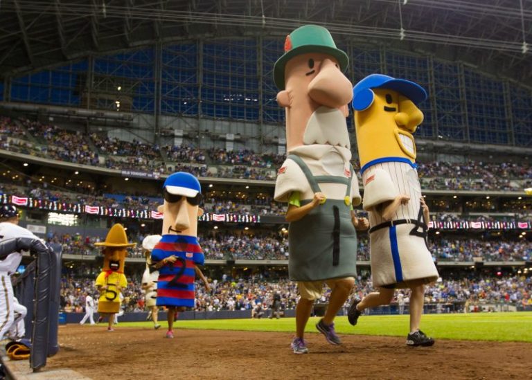 WATCH: Twins player nearly gets run over during Brewers’ sausage race
