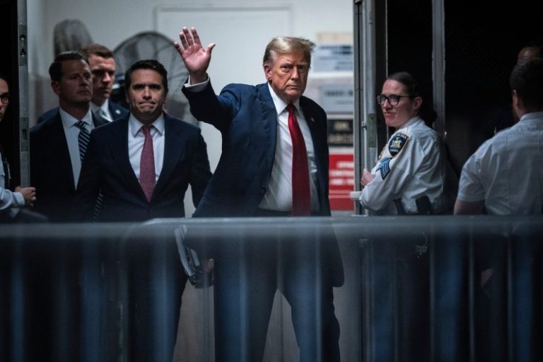 Trump comes face-to-face with prospective jurors, anonymous to public