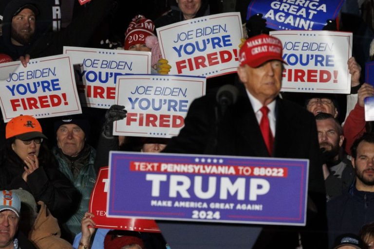 Trump supporters echo pro-Palestinian ‘genocide Joe’ chant