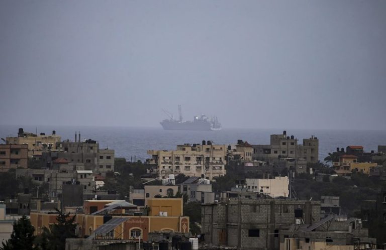 U.S. military anchors floating pier to Gaza, set to begin aid effort
