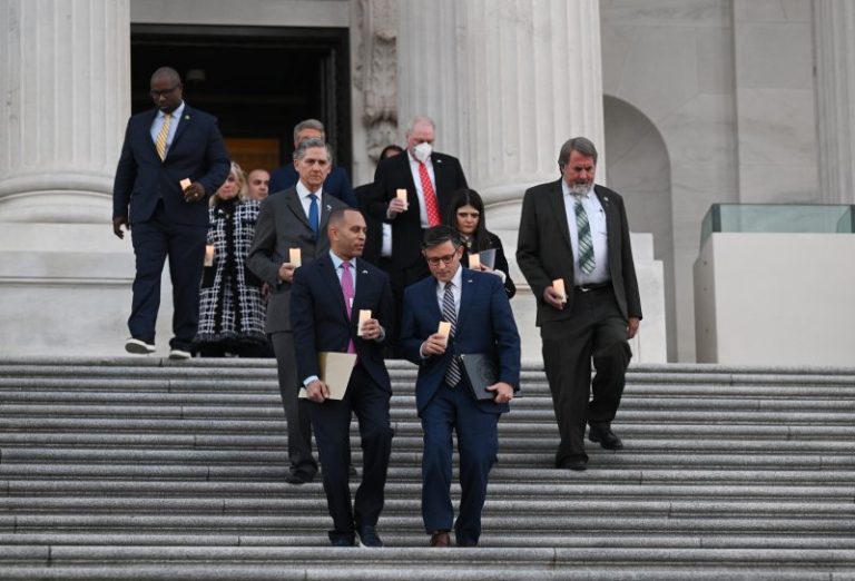 Democratic leadership vows to rescue Johnson as intrigue grows in Capitol