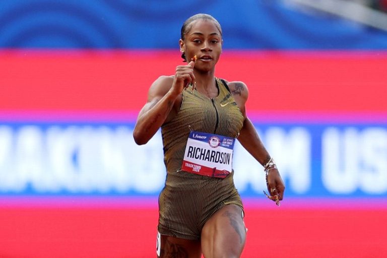 Sha’Carri Richardson runs season-best time in 200 at trials
