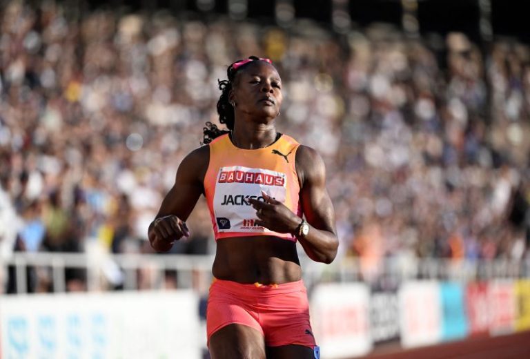 Shericka Jackson withdrawing from 100 at Paris Olympics