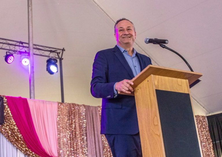 Second gentleman Doug Emhoff hits the campaign trail