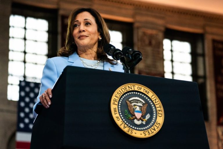 Democrats begin to consider Harris at the top of their ticket