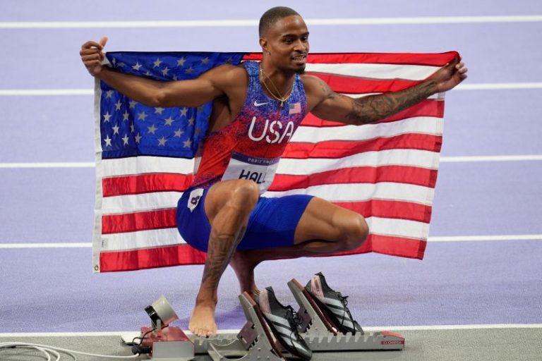 Olympics track highlights: Quincy Hall wins gold in 400