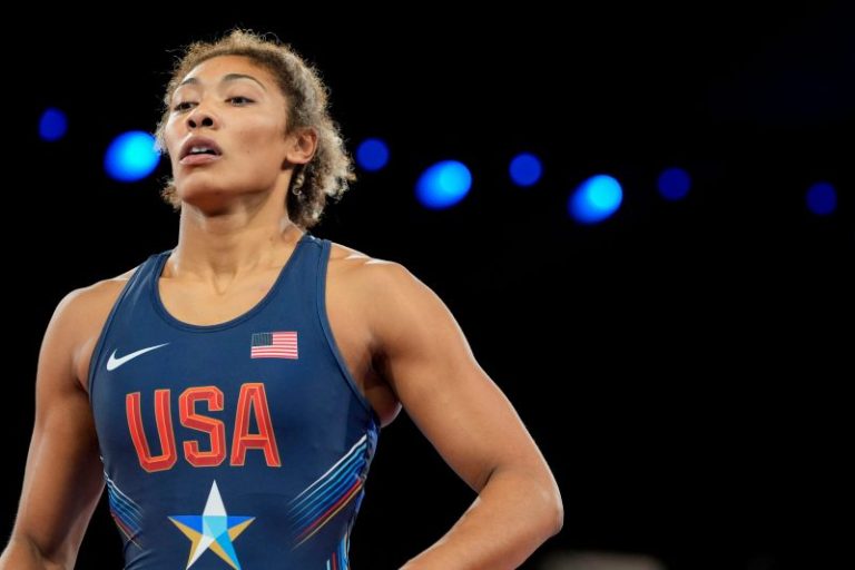 USA’s Kennedy Blades wins silver medal in her first Olympics