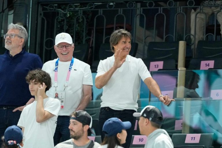 Tom Cruise caps off Olympics with stunt at closing ceremonies