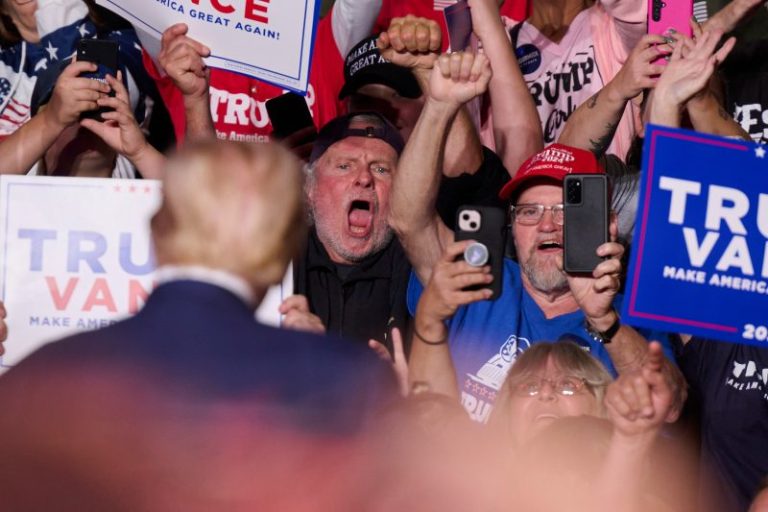 Trump rails against immigration in a state shaped by immigrants