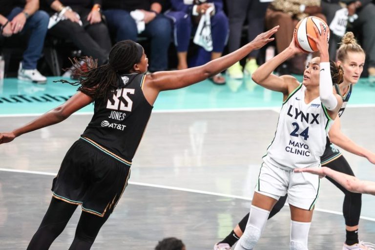 WNBA Finals Game 1: Lynx beat Liberty in OT after 18-point comeback
