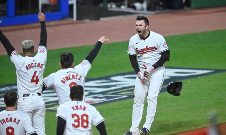 Guardians stun Yankees with walk-off home run to get back into ALCS