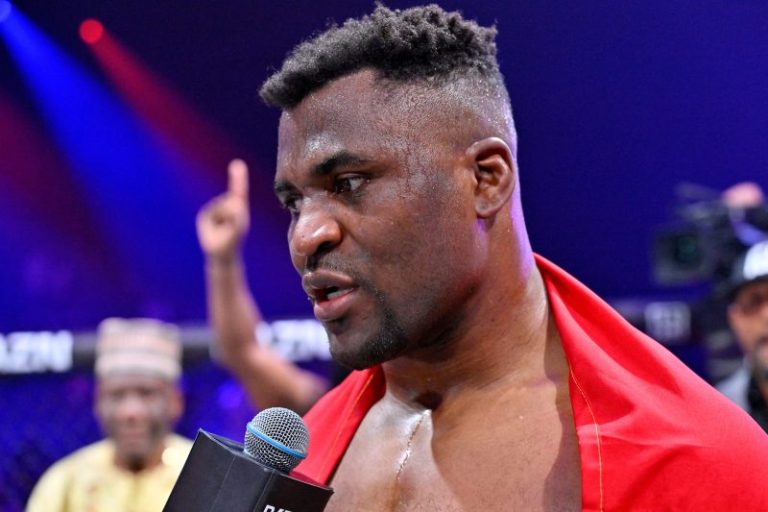 Watch Francis Ngannou dedicate KO to late son Kobe