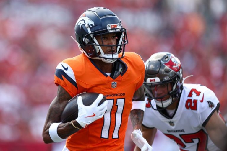 Broncos wide receiver shot, treated for minor injuries
