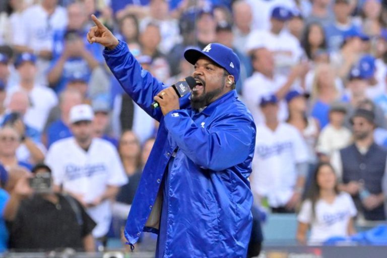 Ice Cube kicks off Dodgers World Series celebration