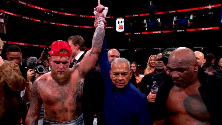 Netflix says Mike Tyson vs. Jake Paul fight ‘shattered records’