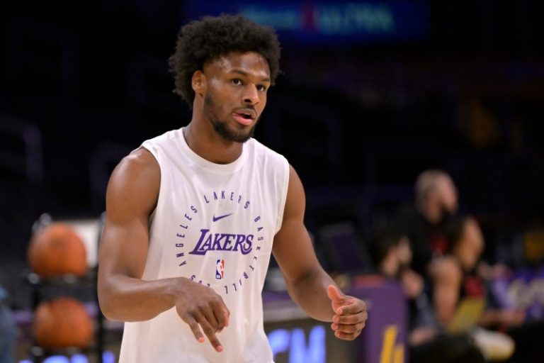 Bronny James to play first G League road game