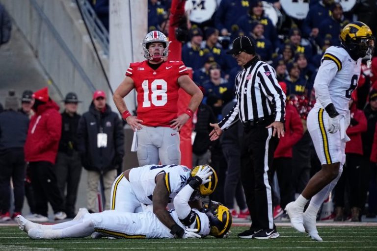 Would Ohio State trade Michigan loss for national title? It’s complicated
