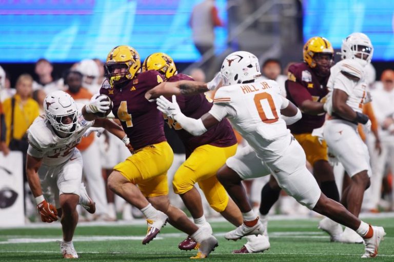 Arizona State RB Cam Skattebo forces OT despite ‘vomiting profusely’ in loss to Texas