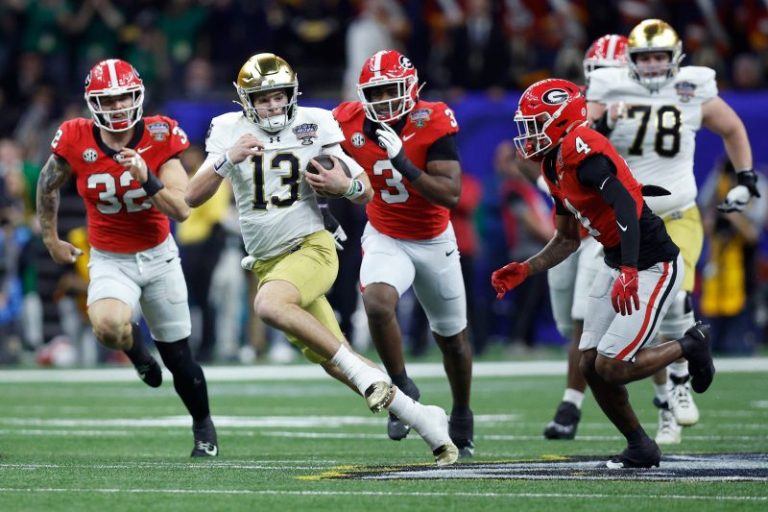 Notre Dame pounds Georgia in Sugar Bowl for long-awaited playoff glory
